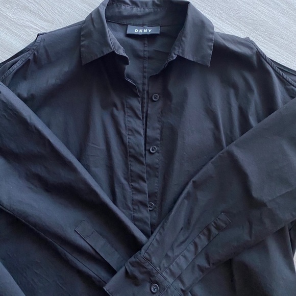 DKNY open shoulder shirt / blouse - Picture 4 of 4